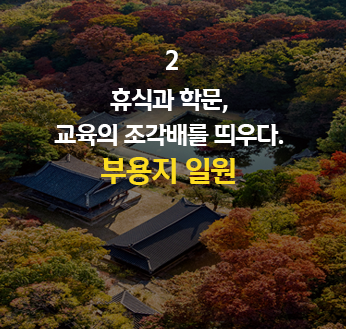 휴식과 학문, 교육의 조각배를 띄우다 부용지 일원